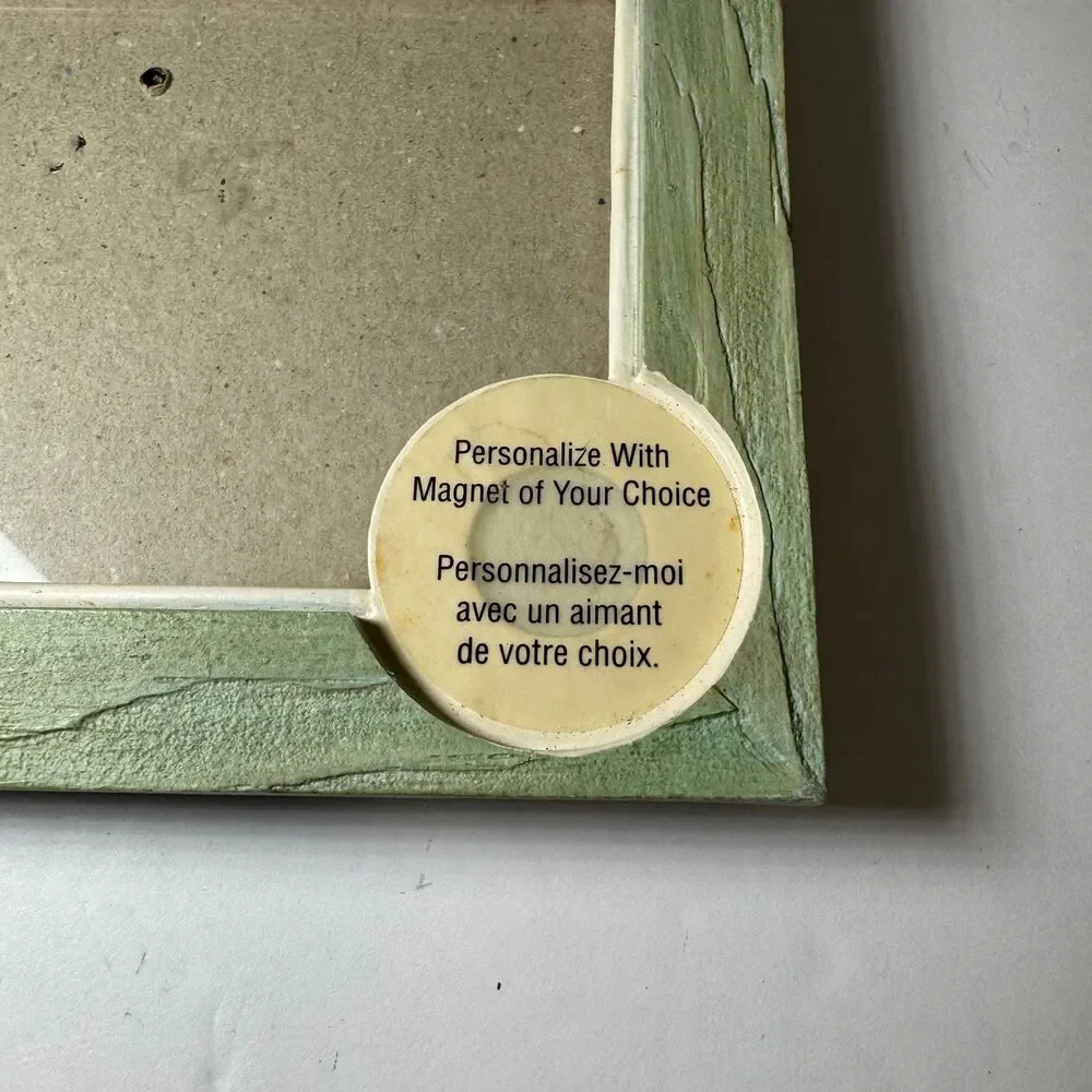 Hallmark Marjolein Bastin Natures Sketchbook Magnetic Photo Frame Green 4x6 NWT